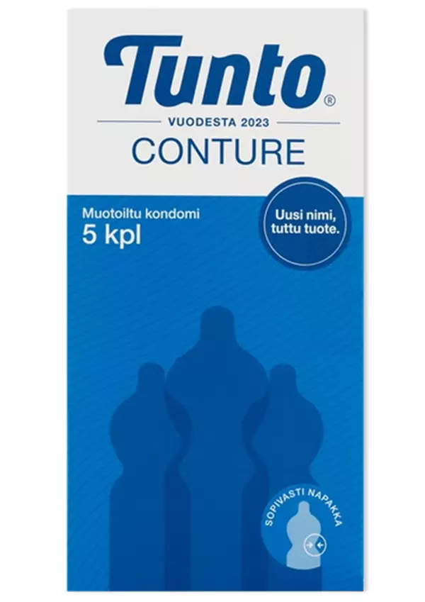 Tunto Conture Kondomit 5 kpl - Kondomit - 7310572200283 - 1