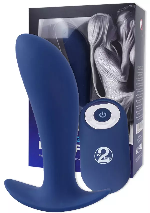 Vibrating Butt Plug Anustappi Sininen - Anustapit - 4024144607143 - 1