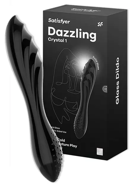 Satisfyer dildo on musta. Toinen p=C3=A4=C3=A4 pisaran mallinen ja toi=
sessa p=C3=A4=C3=A4ss=C3=A4 harjanteita. - Dildot ja Tekopenikset - 4061504045924 - 1