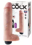Aidonoloinen dildo, jonka pohjassa musta pallopumppu. - Dildot ja Tekopenikset - 603912355574 - 1