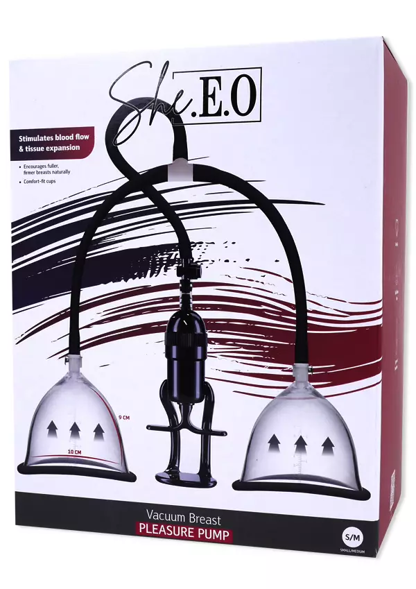 Rintapumppu, jossa kaksi kuppia ja letkujen päässä kahva. - Nännipumput - 8713221841964 - 1