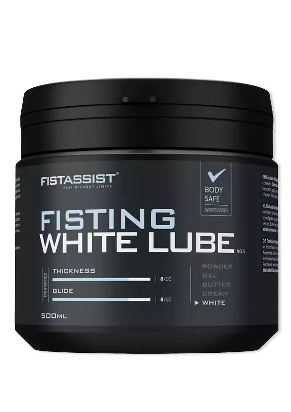 Fisting White Liukuvoide 500 ml - Liukuvoiteet - 8720168233844 - 1