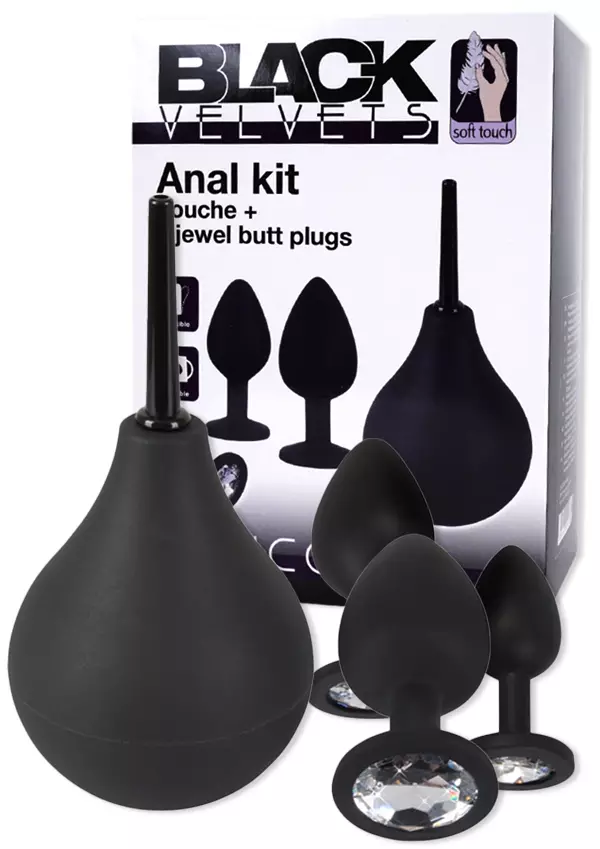 Black Velvet Anal Kit - Anustapit - 4024144552474 - 1