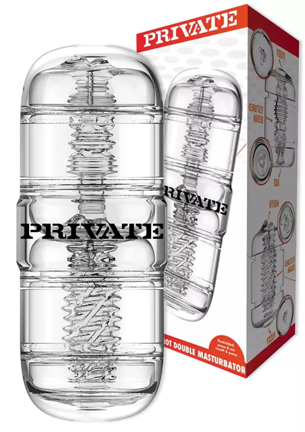 Clear Shot Double Private Masturbaattori - Tekovaginat - 8713221832184 - 1