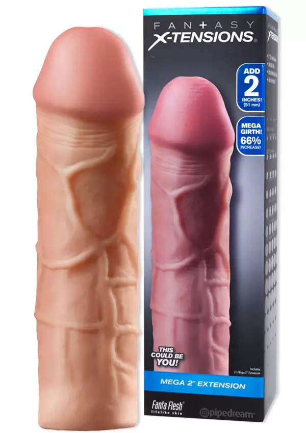 Perfect 2" Mega Extension Penisjatke - Penisjatkot, Holkit ja Potenssituet - 603912345704 - 1