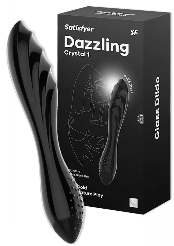 Satisfyer dildo on musta. Toinen p=C3=A4=C3=A4 pisaran mallinen ja toi=
sessa p=C3=A4=C3=A4ss=C3=A4 harjanteita. - Dildot ja Tekopenikset - 4061504045924 - 1