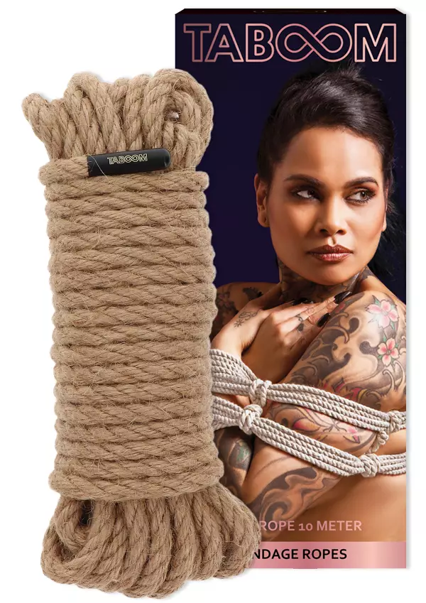 Taboom Hamppuköysi - Käsiraudat, Kahleet ym. - 8713221824554 - 1