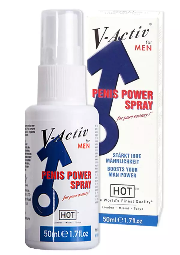 V-Activ Penis Power Spray Hoitosuihke - Kiihoitusvoiteet, Tehostevoiteet - 4042342001334 - 1