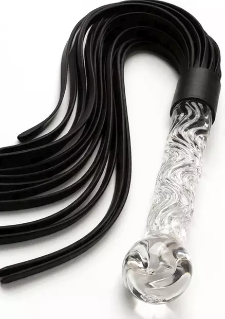 Crystal Leather Whip - Ruoskat ja Piiskat - 8713221845375 - 2
