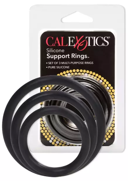 Support Rings Mustat Penisrenkaat - Penisrenkaat - 716770062475 - 1