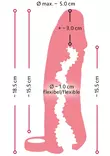 Penisjatkeen tunneli on nystyr=C3=B6ity ja  juomutettu. - Penisjatkot, Holkit ja Potenssituet - 4024144450855 - 11