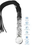 Crystal Leather Whip - Ruoskat ja Piiskat - 8713221845375 - 4