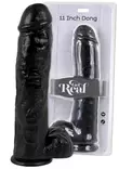 GetReal Dildo 11 Musta - Dildot ja Tekopenikset - 8713221486455 - 1
