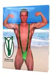 Mankini vihreä - Miesten asut - 8412345050855 - 2