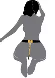 Naisten siveysvy=C3=B6 piirretyn hahmon p=C3=A4=C3=A4ll=C3=A4 takaa p=C3=
=A4in - Siveysvyöt - 6971017801215 - 9