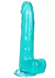 SizeQueen 8 Turkoosi Dildo - Dildot ja Tekopenikset - 716770096555 - 3