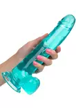 SizeQueen 8 Turkoosi Dildo - Dildot ja Tekopenikset - 716770096555 - 2