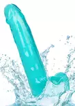 SizeQueen 8 Turkoosi Dildo - Dildot ja Tekopenikset - 716770096555 - 5