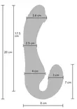 Xocoon Strapless Strap-On Vibraattori - StrapOn Penisvyöt - 8713221831415 - 8