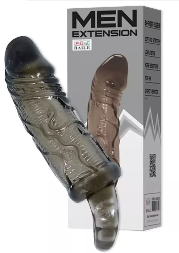 Men Extension Musta Penisjatko - Penisjatkot, Holkit ja Potenssituet - 6959532306835 - 1