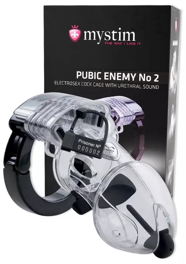 MyStim Siveysvyö Pubic Enemy 2 - ElectroSex Sähkölelut - 4260152466215 - 1