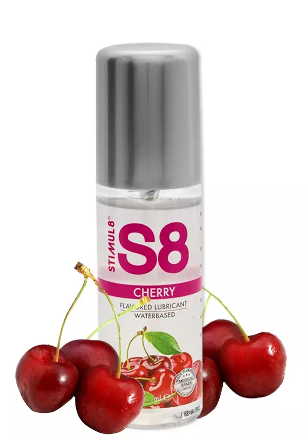 Stimul8 Liukuvoide Kirsikka 50ml - Liukuvoiteet - 8713221819765 - 1