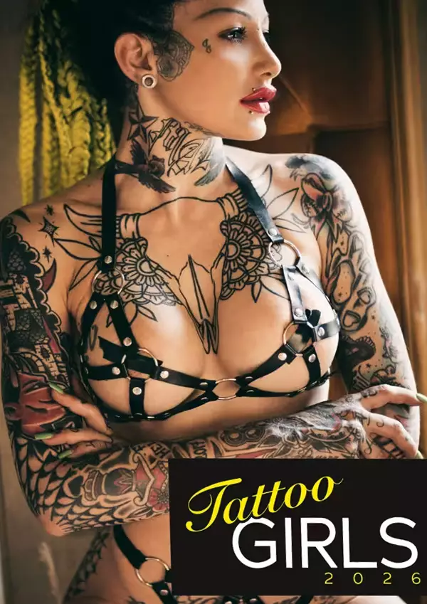 Tattoo Girls Tyttökalenteri 2026 - Kalenterit 2026 - 4024144492695 - 1