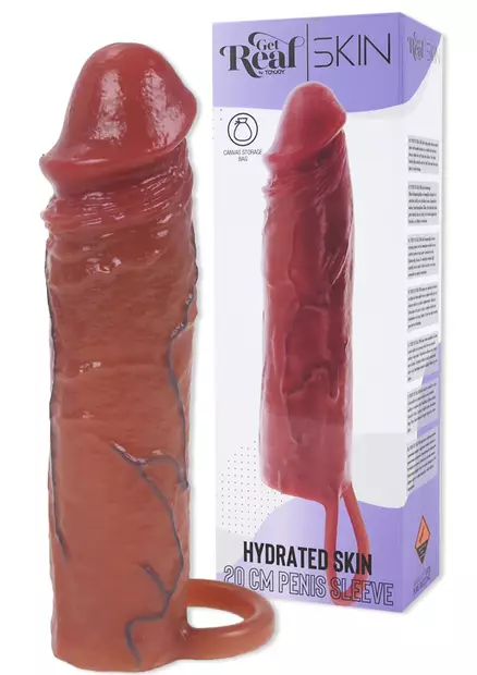 HydratedSkin Penisjatke 20cm - Penisjatkot, Holkit ja Potenssituet - 8713221841896 - 1