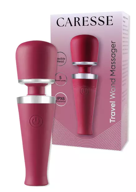 Mini wand vibraattori ja takana myyntipakkaus - Vibraattorit - 8713221846716 - 1