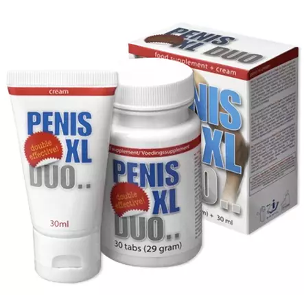 Penis XL Duo Pillerit ja Voide - Kiihoitusvoiteet, Tehostevoiteet - 8718546540356 - 1