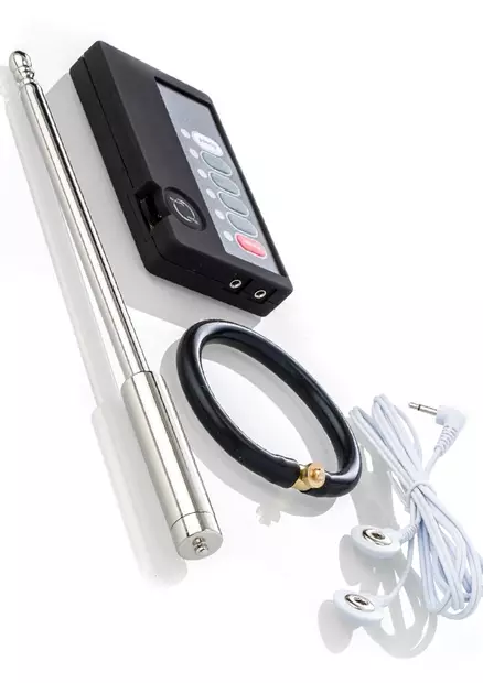 Dilator sondi, penisrengas, ohjausyksikk=C3=B6 sek=C3=A4 johto. - ElectroSex Sähkölelut - 8719558729296 - 2