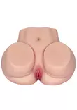 Tekoperse, jossa pieni vatsa ja napa. - Tekovaginat - 8713221846846 - 2
