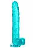 SizeQueen 10 Turkoosi Dildo - Dildot ja Tekopenikset - 716770096586 - 3
