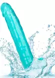 SizeQueen 10 Turkoosi Dildo - Dildot ja Tekopenikset - 716770096586 - 5