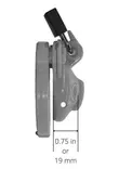 Rengas kivesten taakse ja vain 19mm kolo penikselle - Siveysvyöt - 850031090156 - 2