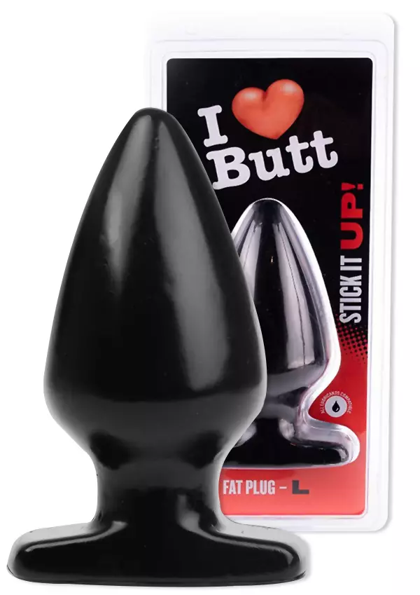 Iso musta anustappi ja takana puna-musta myyntipakkaus - Anustapit - 5420044223206 - 1