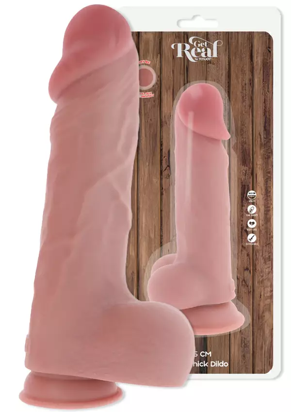 Aitoa penistä muistuttava iso dildo kiveksillä - Dildot ja Tekopenikset - 8713221842206 - 1