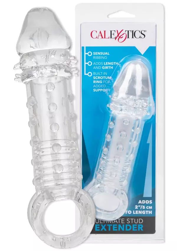 Ultimate Stud Extender Kirkas Penisjatko - Penisjatkot, Holkit ja Potenssituet - 716770094476 - 1