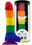 Silikoni dildo pride v=C3=A4reiss=C3=A4. Aitoa penis=C3=A4 muistuttava=
 muotoilu. - Dildot ja Tekopenikset - 8435565938147 - 1