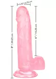 SizeQueen 6 Pinkki Dildo - Dildot ja Tekopenikset - 716770096517 - 6