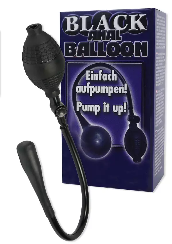 Black Anal Balloon Anuskiihotin - Anustapit - 4024144523887 - 1