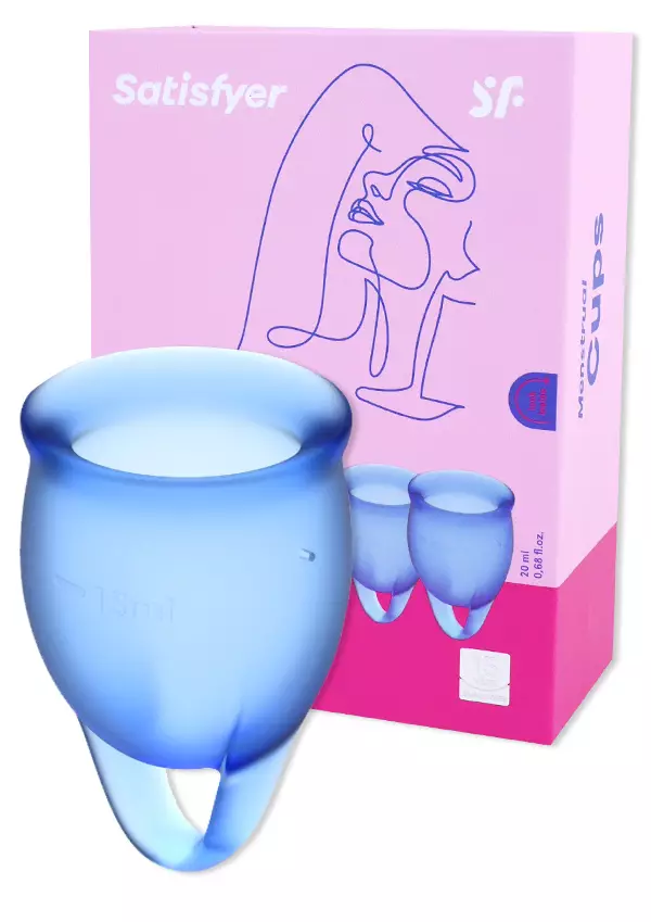 FeelConfident Satisfyer Kuukuppi Sininen - Muut intiimituotteet - 4061504002057 - 1