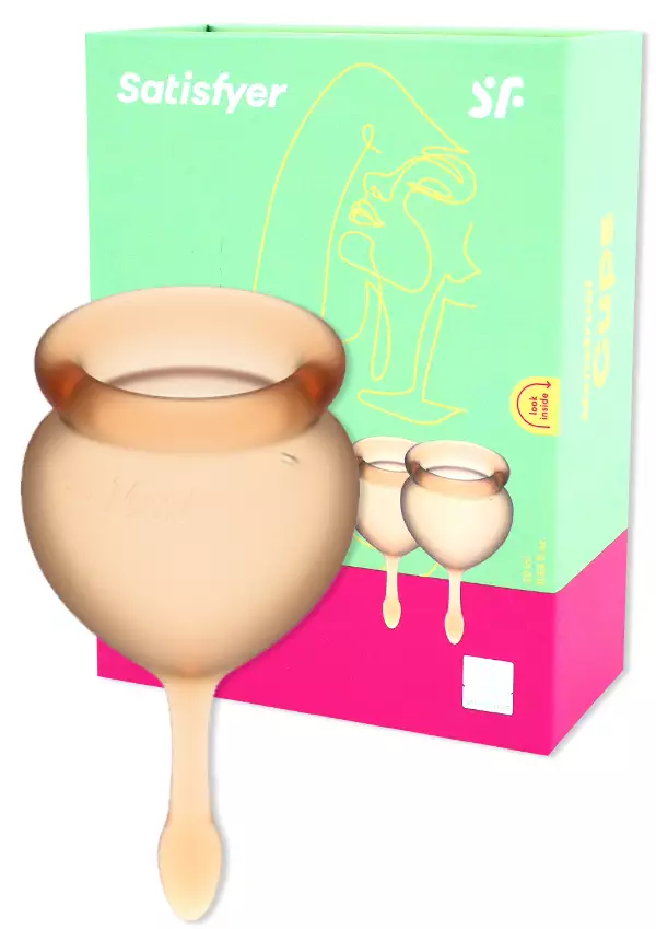 FeelGood Satisfyer Kuukuppi Oranssi - Muut intiimituotteet - 4061504002217 - 1
