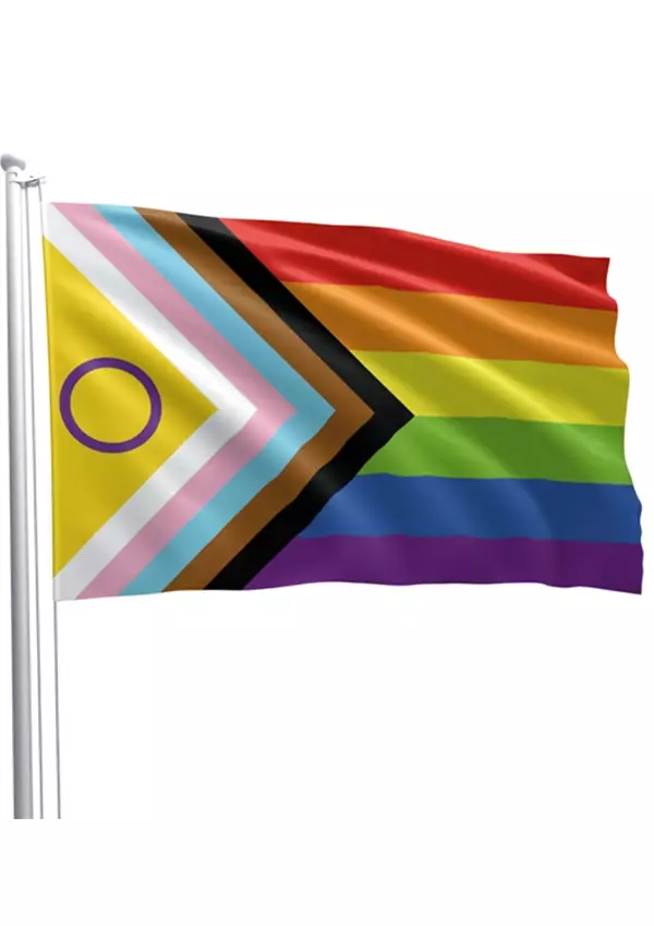 Intersex Progress Pride Lippu - Muuta kivaa - 8718788897157 - 1