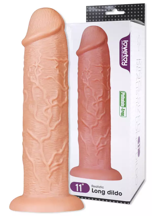 Iso, realistinen dildo jonka pinnalla verisuonet - Dildot ja Tekopenikset - 6970260907507 - 1