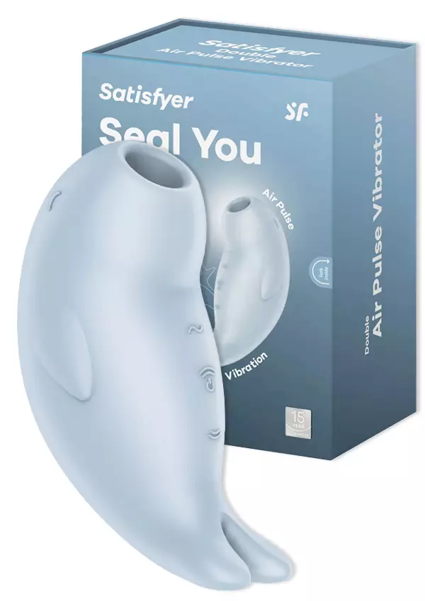 Satisfyer paineaaltokiihotin, joka n=C3=A4ytt=C3=A4=C3=A4 hylkeelt=C3=A4=
=2E - Paineaaltokiihottimet - 4061504065847 - 1