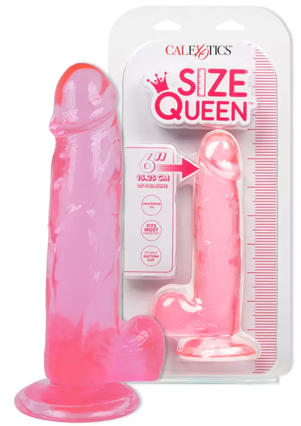 SizeQueen 6 Pinkki Dildo - Dildot ja Tekopenikset - 716770096517 - 1