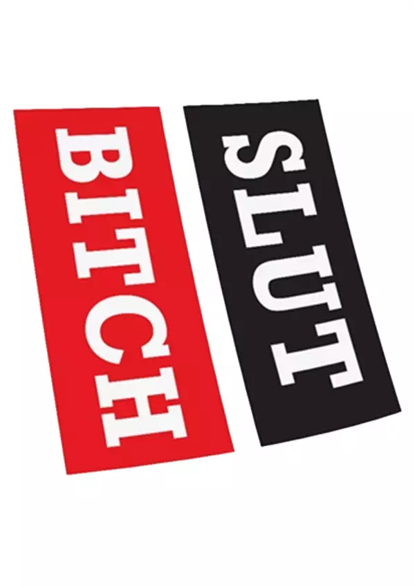 Slut/Bitch Väliaikainen Tatuointi - Muuta kivaa - 8718788895887 - 1
