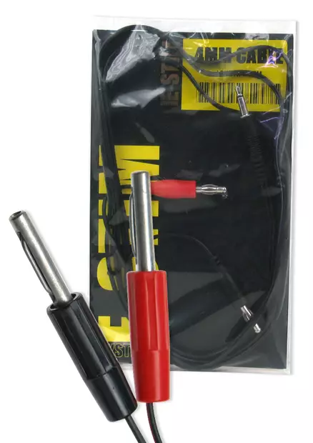 E-Stim Cable 4mm - ElectroSex Sähkölelut - 6858 - 1