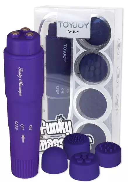 Funky Massager Lila Klitorishieroja - Klitoriskiihottimet ja Muut Hierojat - 8713221188038 - 1